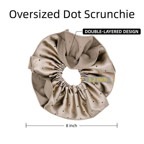 Satin Scrunchies Set 6 pcs Soft Hair Ties with Storage Box Multi-Color Woman Gir main image 4